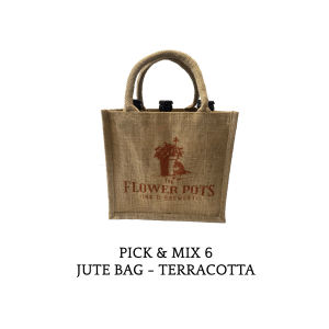 Pick & Mix 6 Jute Bag - Terracotta