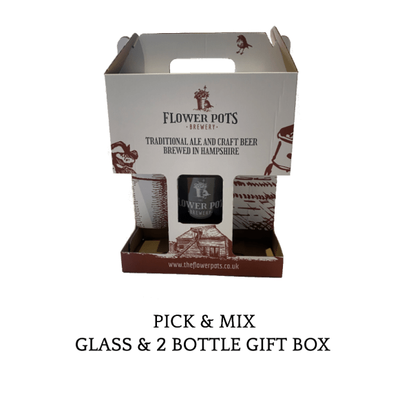 Glass & 2 Bottle Gift Box