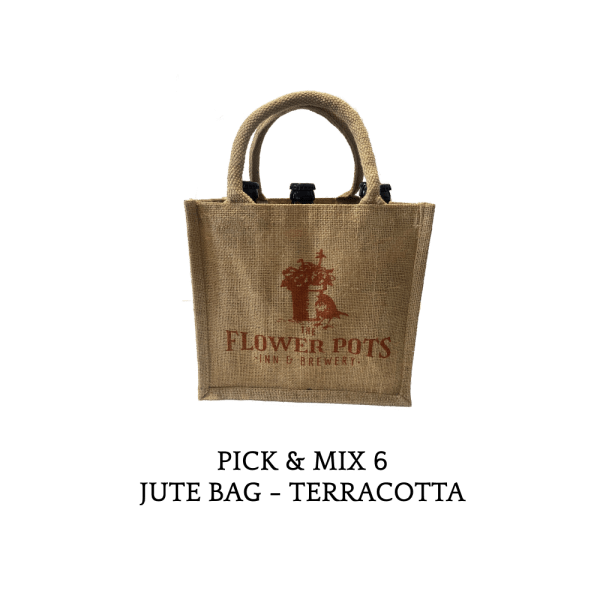Pick & Mix 6 Jute Bag - Terracotta