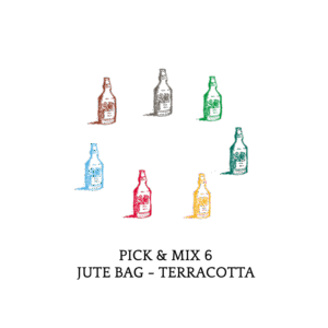 Pick & Mix 6 Jute Bag - Terracotta